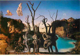 Art - Peinture - Salvador Dali - Reflection Of Elephants - Carte Neuve - CPM - Voir Scans Recto-Verso - Malerei & Gemälde