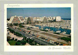 34 - La Grande Motte - Le Port - Bateaux - Automobiles - CPM - Voir Scans Recto-Verso - Autres & Non Classés