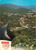 30 - Bessèges - Le Camping Et La Plage - Multivues - CPM - Voir Scans Recto-Verso - Bessèges