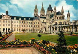 14 - Caen - L'Abbaye Aux Hommes Et Les Jardins De L'Hôtel De Ville - Fleurs - CPM - Voir Scans Recto-Verso - Caen