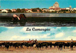 13 - Camargue - Multivues - Chevaux - Taureaux - CPM - Voir Scans Recto-Verso - Autres & Non Classés