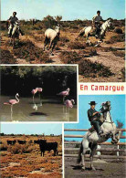 13 - Camargue - Multivues - Chevaux - Taureaux - Gardians - Flamants Roses - CPM - Voir Scans Recto-Verso - Autres & Non Classés