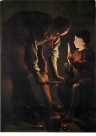 Art - Peinture - Georges De La Tour - CPM - Voir Scans Recto-Verso - Malerei & Gemälde