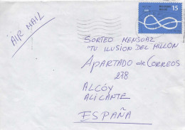 BELGICA UAE 1993 CARTA - Lettres & Documents