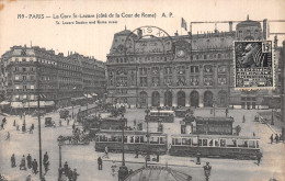 75-PARIS  LA GARE SAINT LAZARE-N°T5207-F/0349 - Métro Parisien, Gares