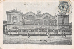 75-PARIS  LA GARE MONTPARNASSE-N°T5207-F/0035 - Métro Parisien, Gares