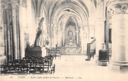 75-PARIS  EGLISE SAINT JULIEN LE PAUVRE-N°T5207-H/0069 - Eglises