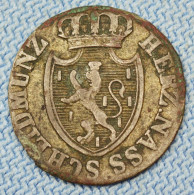 Nassau • 3 Kreuzer 1828 • Wilhelm • Var. 2 • German States • Ag 295 ‰  = 1/20 Gulden • [24-866] - Kleine Munten & Andere Onderverdelingen