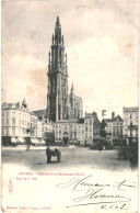 CPA Carte Postale  Belgique Anvers Cathédrale Et Monument Brabo  1903VM81418 - Antwerpen