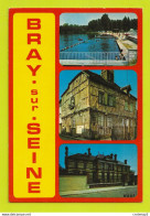 77 BRAY SUR SEINE La Plage La Maison De Jeanne D'Arc L'Hôtel De Ville En 1984 - Bray Sur Seine