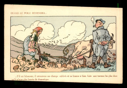 GUERRE 14/18 - ILLUSTRATEURS - LOUIS MORIN QUAND LE POILU REVIENDRA N°169 - Guerra 1914-18