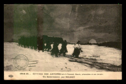GUERRE 14/18 - ILLUSTRATEURS - BELNET  UN ENTERREMENT - Guerra 1914-18