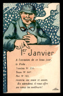 GUERRE 14/18 - ILLUSTRATEURS - 1ER JANVIER, VOEUX DU POILU - Guerre 1914-18