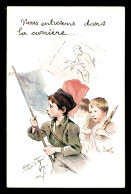 GUERRE 14/18 - ILLUSTRATEUR GEO - LES ENFANTS AUX POILUS - Guerra 1914-18