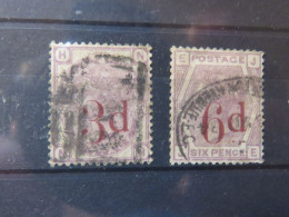 ANGLETERRE, GRANDE BRETAGNE, N° 74/75 OBLITERE, COTATION : 300 € - Used Stamps