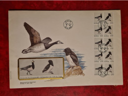 LETTRE / CARTE NORVEGE OSLO MARKENHEFTCHEN FDC CARNET OISEAUX - Altri & Non Classificati