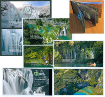Croatia 2019 Plitvice Water Waterfall Lake Wood National Park Booklet Nature Preserve Letter Japan China - Croatie