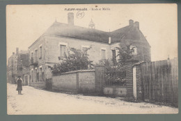 CP - 89 - Fleury-Vallée - Ecole Et Mairie - Autres & Non Classés