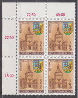 1984 , 850 Jahre Vöcklabruck (1) ( Mi.Nr.: 1777 ) 4-er Block Postfrisch ** - Ongebruikt