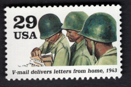 2039886314 1993 SCOTT 2765E (XX)   POSTFRIS MINT NEVER HINGED - WORLD WAR II - V-MAIL DELIVERS LETTERS FROM HOME - Ungebraucht