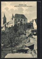 AK Rochlitz, Schloss Von Der Eisenbahnbrücke Gesehen  - Rochlitz