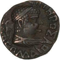Royaume De Bactriane, Hermaios, Tétradrachme, Late 1st Century BC, Bronze, TTB+ - Griechische Münzen