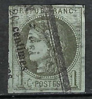 FRANCE Ca.1871:  Le Y&T 39A Obl. Typograpjique Des Journaux, Forte Cote - 1870 Uitgave Van Bordeaux