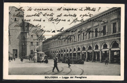 AK Bologna, Logge Del Pavaglione, Strassenbahn  - Tramways