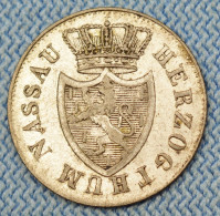 Nassau • 3 Kreuzer 1831  • Wilhelm • German States • Ag 329 ‰  = 1/20 Gulden • [24-867] - Petites Monnaies & Autres Subdivisions