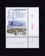 MONACO 2020 TIMBRE N°3258 NEUF** MUSEE - Neufs