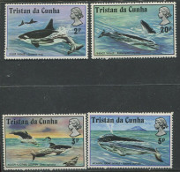 Tristan Da Cunha:Unused Stamps Serie Whales, 1975, MNH - Baleines