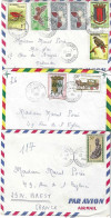 Republika Malagasy: 5 Enveloppes Timbrées, Cachet Diego Suarez - Madagascar (1960-...)