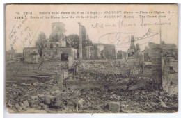 MARNE - MAURUPT - Place De L'Eglise - O. J. N° 54 - Guerra 1914-18