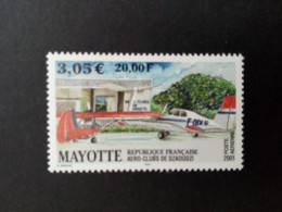 MAYOTTE MI-NR. 104 POSTFRISCH(MINT) AERO-CLUBS VON MAYOTTE 2001 FLUGZEUGE - Neufs