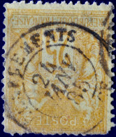 -Sage N°92  Type Ll Ob: CHARGEMENTS NICE 1885 .( Second Choix ) - 1876-1898 Sage (Tipo II)