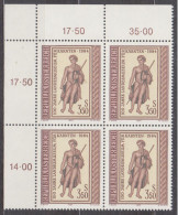 1984 , 100 Jahre Landesmuseum Kärnten (4) ( Mi.Nr.: 1778 ) 4-er Block Postfrisch ** - Unused Stamps