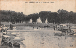 78-VERSAILLES LE CANAL ET LA FLOTTILLE-N°T5212-G/0217 - Versailles (Schloß)