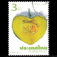 Thailand Stamp 2011 Home-Grown Vegetable 3 Baht - Used - Thaïlande