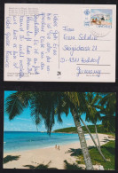 Seychellen Seychelles 1988 Picture Postcard To HOCHDORF Germany - Seychellen (1976-...)