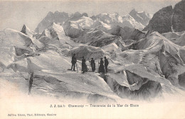 74-CHAMONIX LA MER DE GLACE-N°T5213-A/0145 - Chamonix-Mont-Blanc