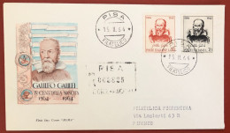 ITALY - FDC - 1964 - 4th Centenary Of The Birth Of Galileo Galilei - FDC