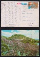 Madagascar 1989 Picture Postcard To LUDWIGSHAFEN Germany Space Viking 2 Stamp - Madagascar (1960-...)