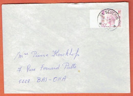 37P - Relais St-Severin 1982 Vers Bas-Oha - Postmarks With Stars