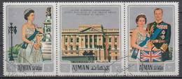 AJMAN 1010-1012,used - Royalties, Royals
