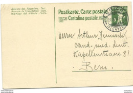 163 - 7 - Entier Postal Avec Superbe Cachet à Date Zürich Fluntern 1915 - Ganzsachen