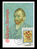 LIBYA 1983 Van Gogh Sunflowers Art (maximum-card) - Impressionisme