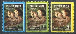 101 COSTA RICA 1979 - Yvert A 719/21 - Nid Oisillon - Neuf **(MNH) Sans Charniere - Costa Rica