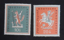 RFA YT 157/158 NEUFS**MNH "POUR LES VOYAGES D ETUDES DE LA JEUNESSE "ANNÉE 1958 - Ungebraucht