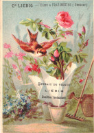 Chromo Liebig -S 62  Oiseau Et Rose - Liebig