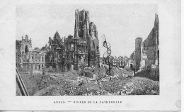 62 -   ARRAS - Ruines De La Cathédrale  ** CPA - Vierge ** - Arras